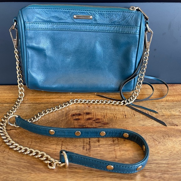 Rebecca Minkoff teal crossbody bag - Picture 2 of 4